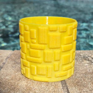 Ribbed Rectangles Planter