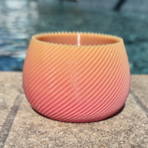 Diagonal Ribs Shorty Planter